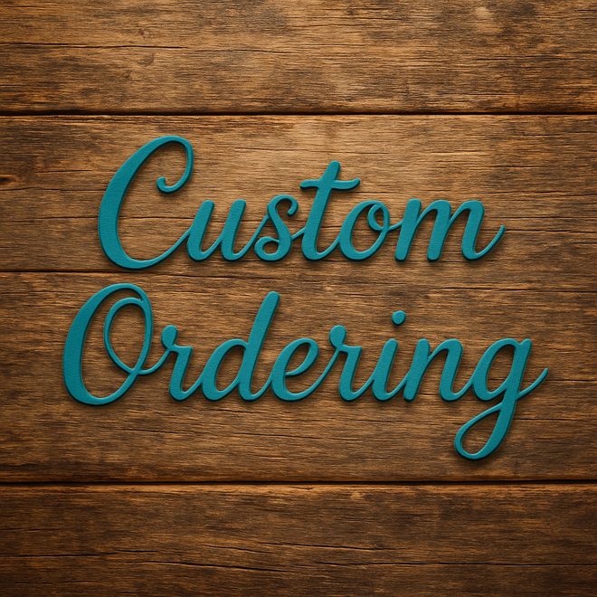 Custom Ordering