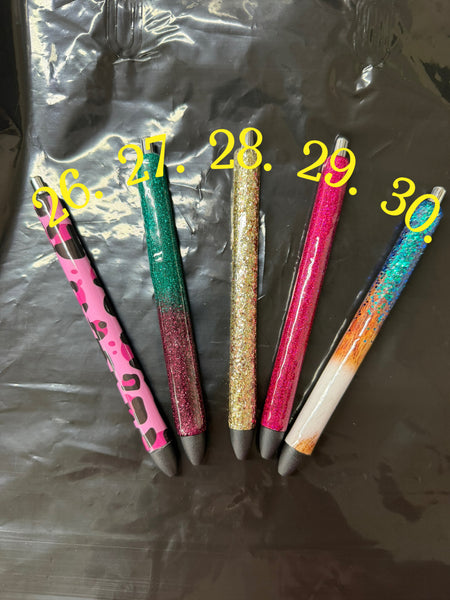 Epoxy Pens- Black Gel Ink