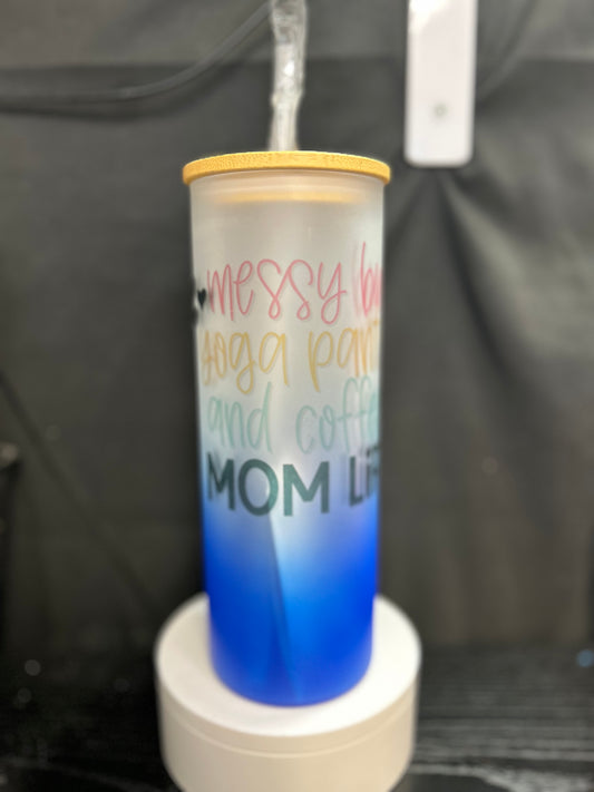 25 oz mom life - glass