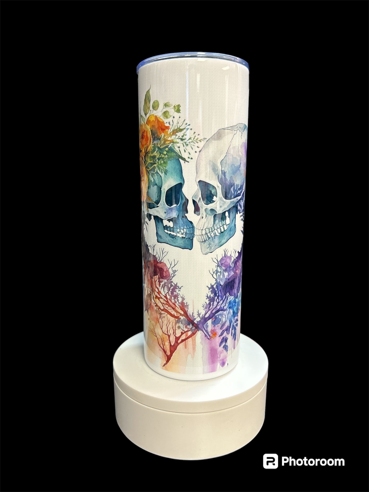 20 oz skeleton love