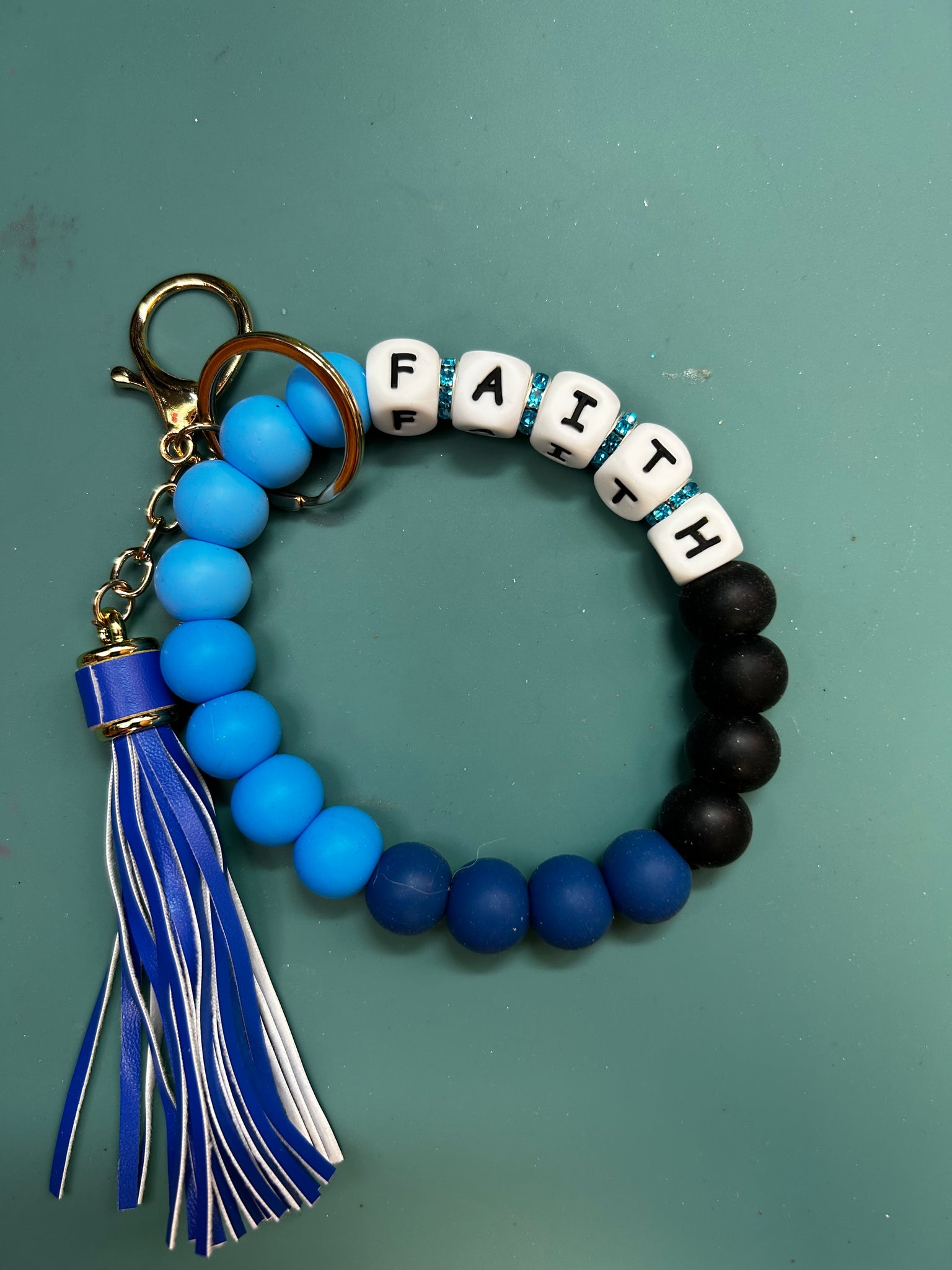Blue ombré faith