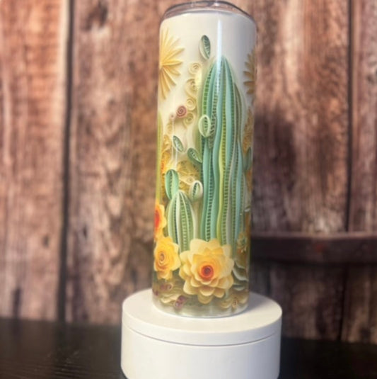 20 oz 3D Cactus