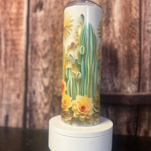 20 oz 3D Cactus