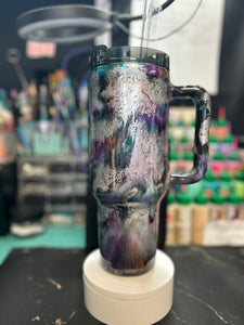 40 oz galaxy tumbler **can have custom name or phrase added** (leave comment in notes at checkout)