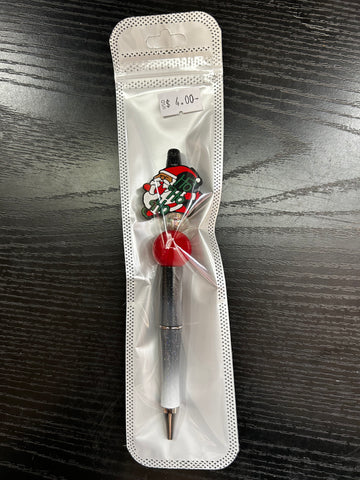 Ho ho ho beaded pen