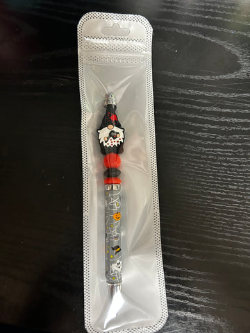 Halloween Gnome beaded pen